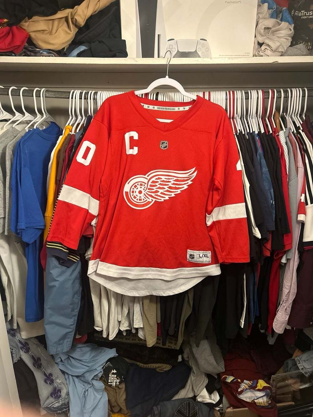Henrik Zetterberg Detroit Red Wings Fanatics Home Breakaway Youth L/XL Jersey